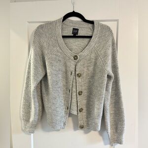GAP oversized gray cardigan